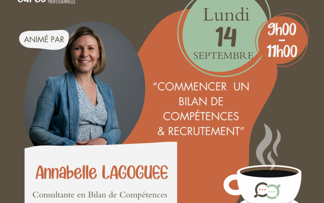CAFES DE L&rsquo;EVOLUTION PROFESSIONNELLE | Venez échanger sur vos projets professionnels !