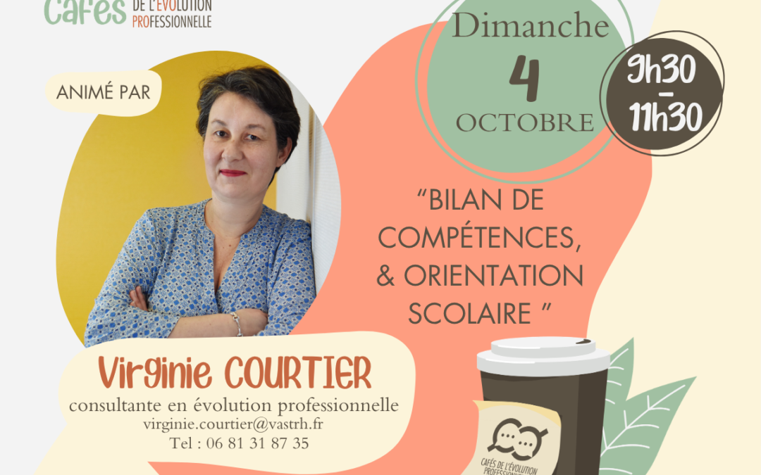 CAFES DE L&rsquo;EVOLUTION PROFESSIONNELLE | Venez échanger sur vos projets professionnels !